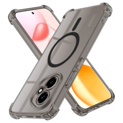 Husa Xiaomi Redmi Note 14 Pro+ 5G Techsuit Shockproof Clear Silicone MagSafe, fumuriu