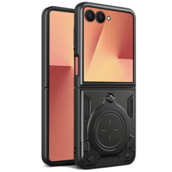Husa Samsung Galaxy Z Flip7 Techsuit CamGuard Pro, negru