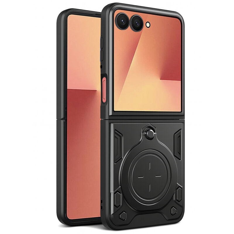 Husa Samsung Galaxy Z Flip7 Techsuit CamGuard Pro, negru