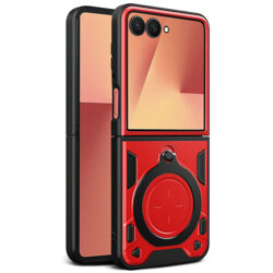 Husa Samsung Galaxy Z Flip7 Techsuit CamGuard Pro, rosu