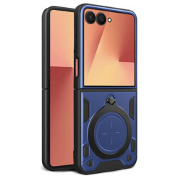 Husa Samsung Galaxy Z Flip7 Techsuit CamGuard Pro, albastru