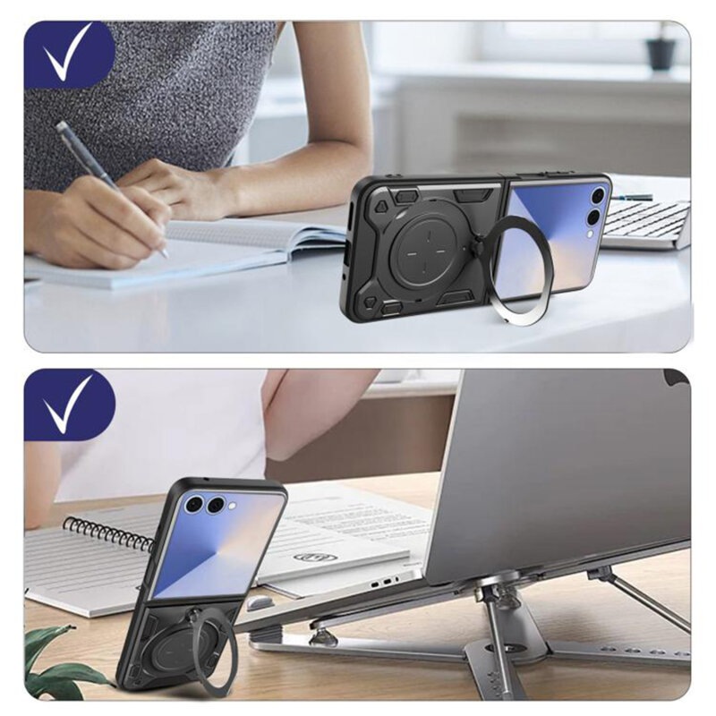 Husa Samsung Galaxy Z Flip7 Techsuit CamGuard Pro, mov