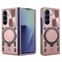 Husa Samsung Galaxy Z Fold7 Techsuit CamGuard Pro, roz auriu