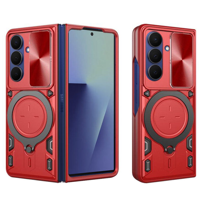 Husa Samsung Galaxy Z Fold7 Techsuit CamGuard Pro, rosu