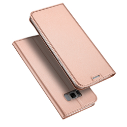 Husa Samsung Galaxy S8+, Galaxy S8 Plus Dux Ducis Flip Stand Book - Roz