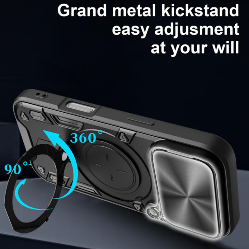 Husa iPhone 17 Pro Techsuit CamGuard Pro, rosu