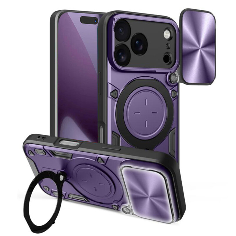 Husa iPhone 17 Pro Techsuit CamGuard Pro, mov