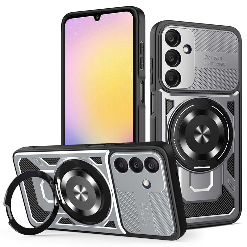 Husa Samsung Galaxy A25 5G Techsuit RuggedCam, gri