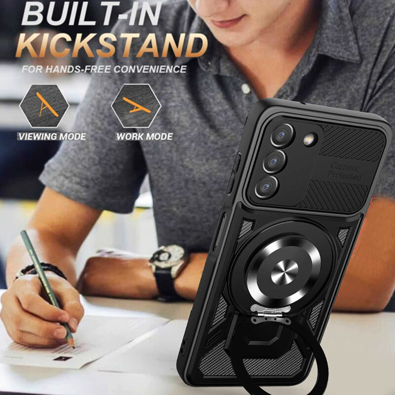 Husa Samsung Galaxy A05s Techsuit RuggedCam, gri