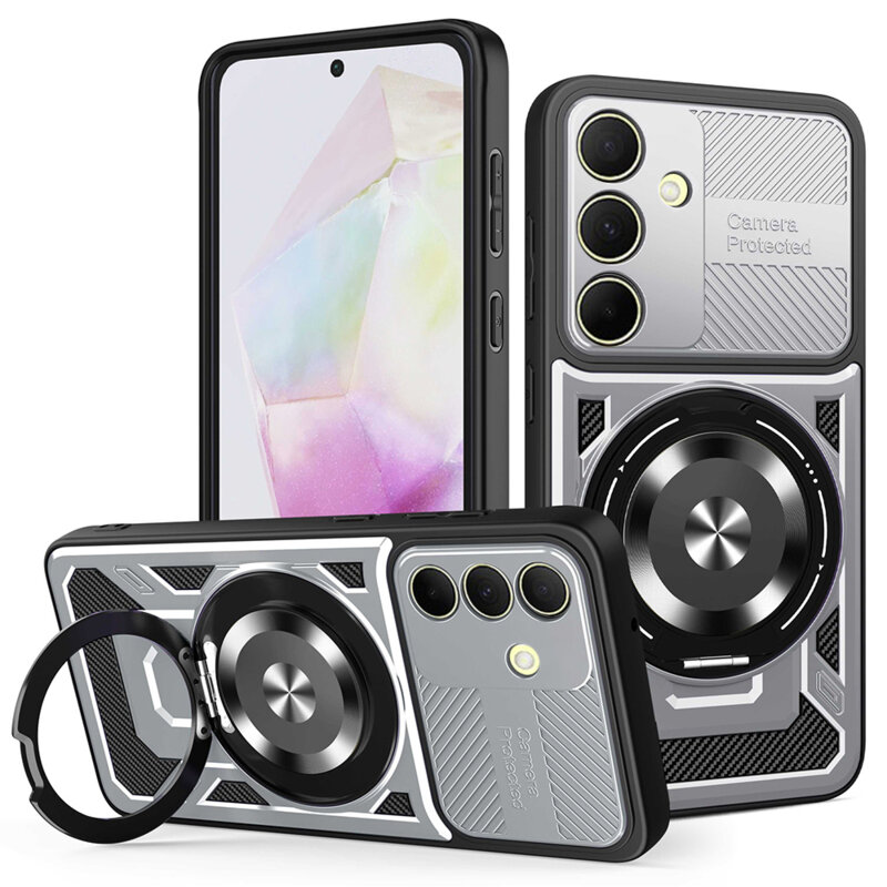 Husa Samsung Galaxy A35 5G Techsuit RuggedCam, gri