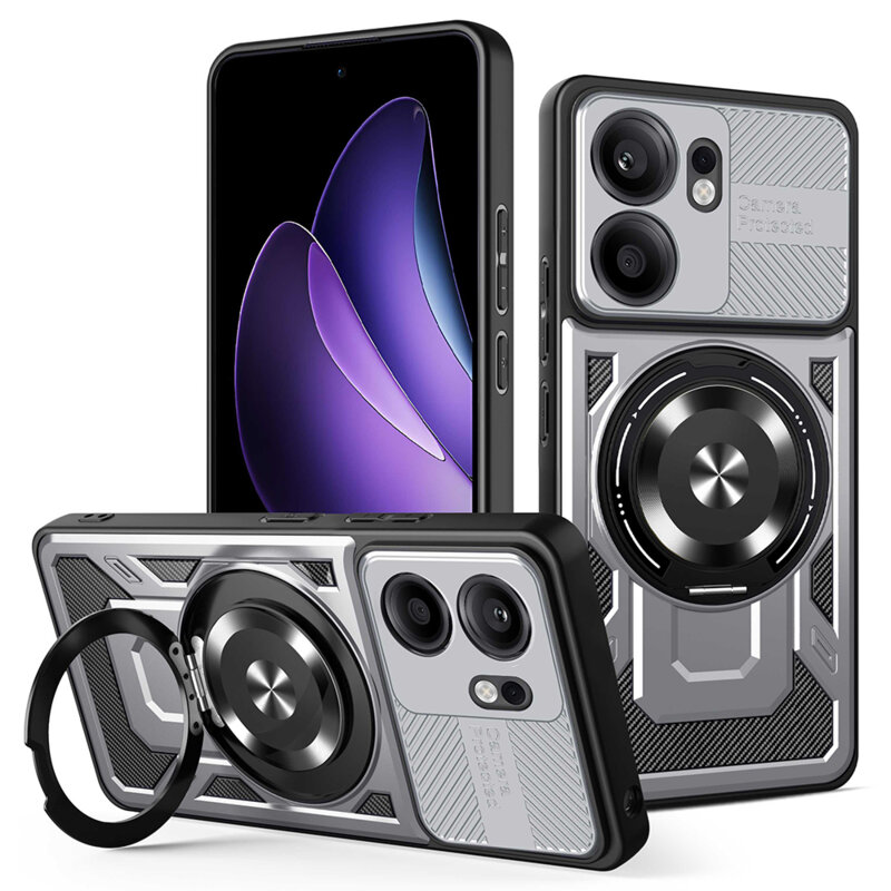 Husa Oppo Reno13 F 5G Techsuit RuggedCam, gri