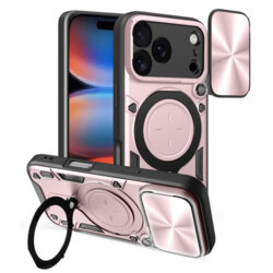 Husa iPhone 17 Pro Max Techsuit CamGuard Pro, roz auriu