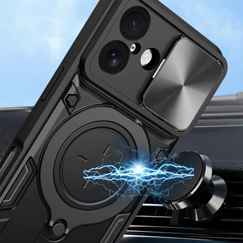 Husa iPhone 17 Techsuit CamGuard Pro, rosu