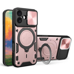 Husa iPhone 17 Techsuit CamGuard Pro, roz auriu