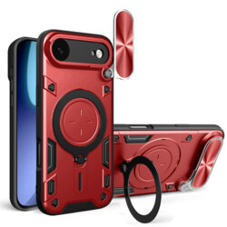 Husa iPhone 17 Air Techsuit CamGuard Pro, rosu