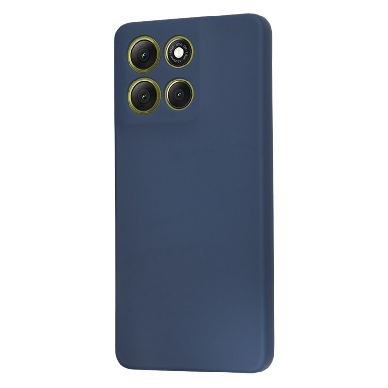 Husa silicon Motorola Moto G86 Techsuit SoftFlex, bleumarin