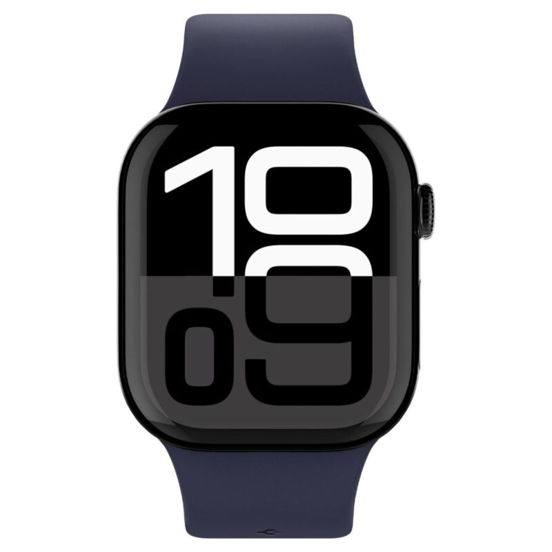 Curea Apple Watch 7 45mm Spigen Nano Pop, bleumarin