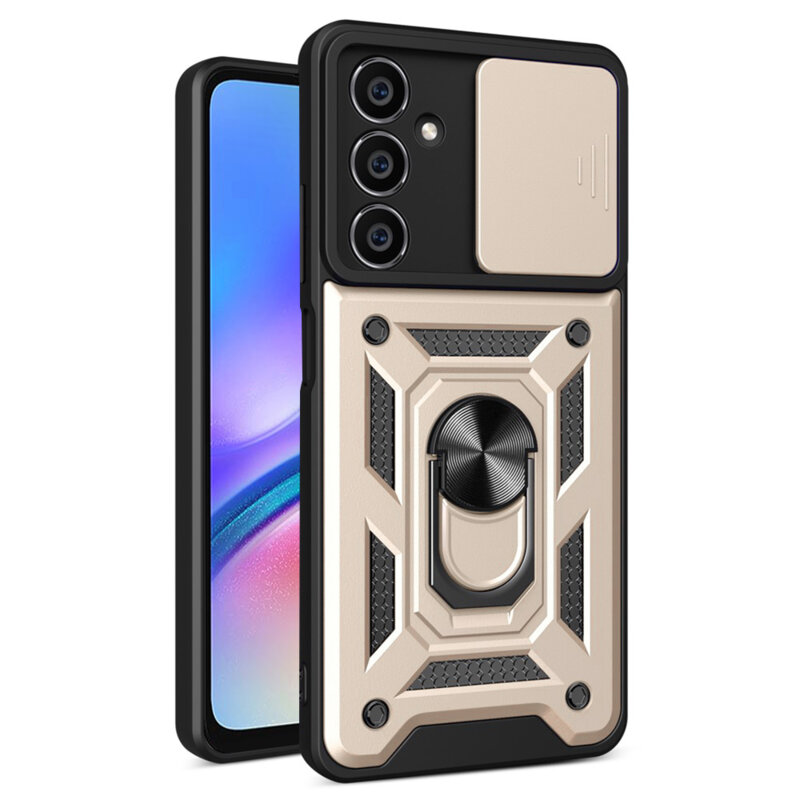 Husa Samsung Galaxy A05s protectie camera Techsuit CamShield Series, auriu