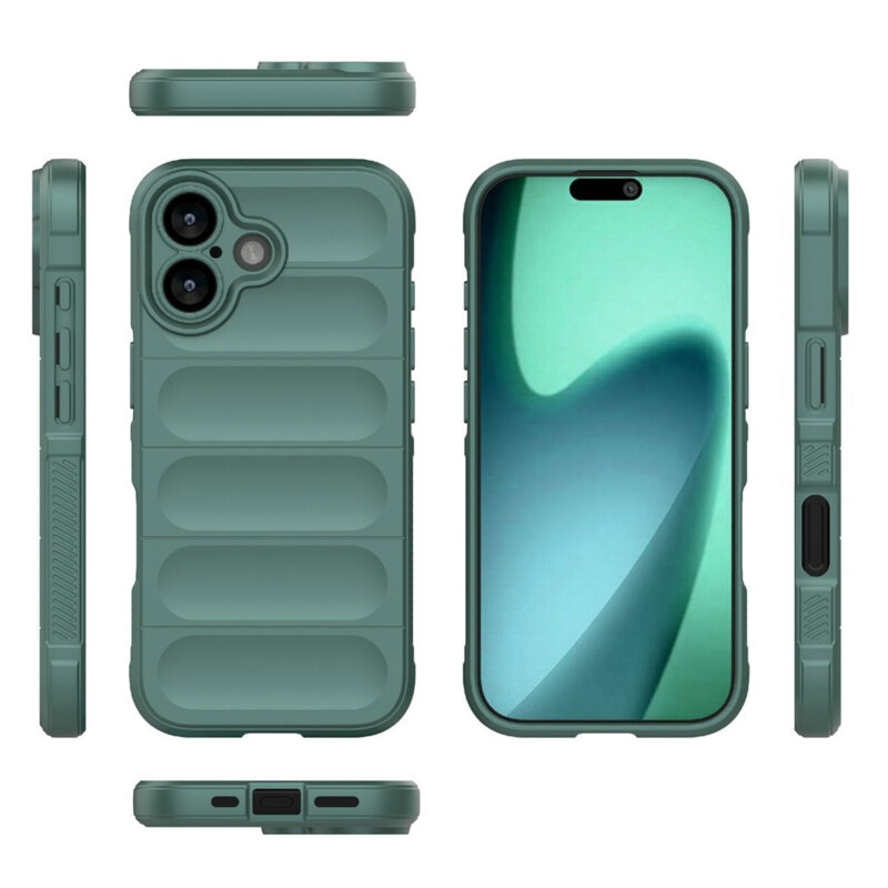 Husa iPhone 17 Techsuit Magic Shield, verde