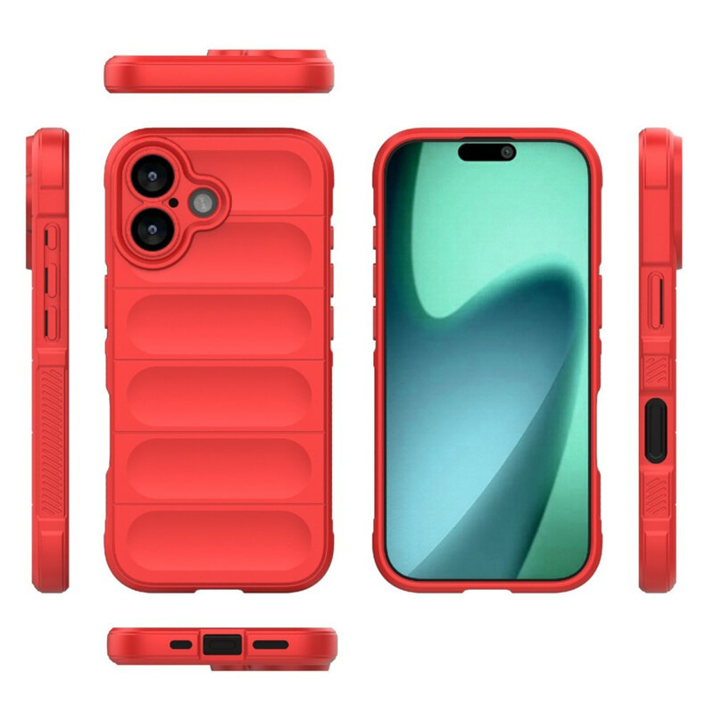 Husa iPhone 17 Techsuit Magic Shield, rosu