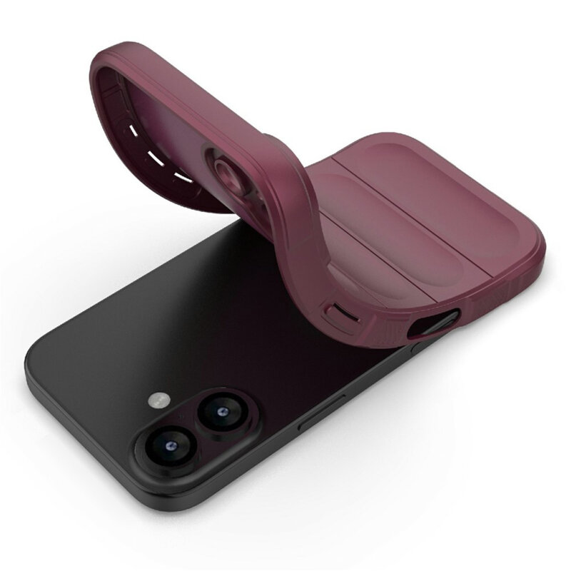 Husa iPhone 17 Techsuit Magic Shield, bordo