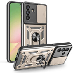 Husa Samsung Galaxy A56 5G protectie camera Techsuit CamShield Series, auriu