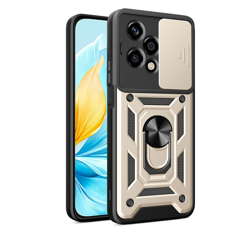 Husa Honor 200 Lite protectie camera Techsuit CamShield Series, auriu