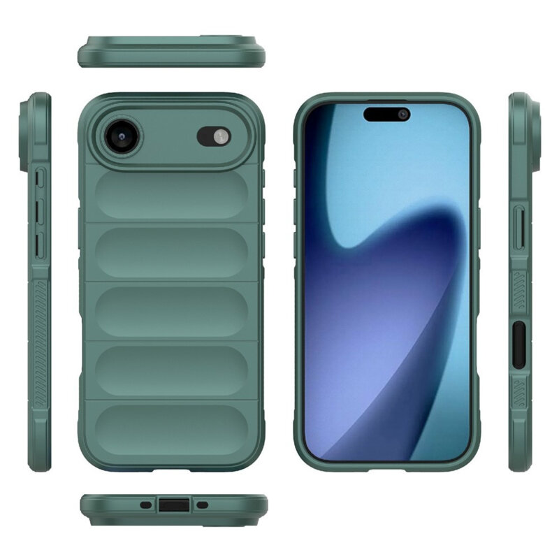 Husa iPhone 17 Air Techsuit Magic Shield, verde