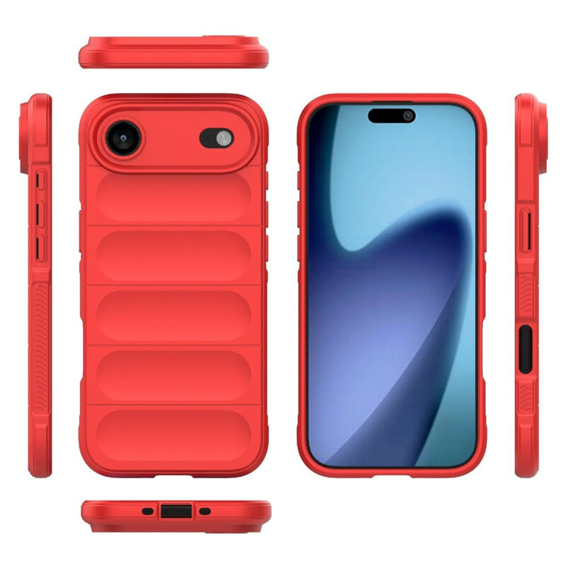 Husa iPhone 17 Air Techsuit Magic Shield, rosu