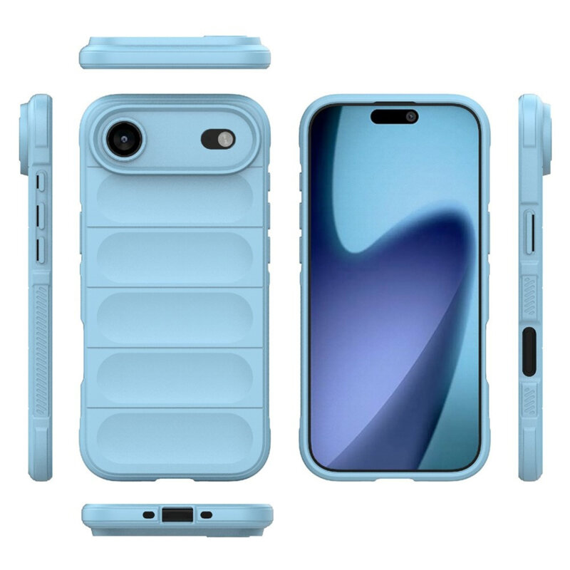 Husa iPhone 17 Air Techsuit Magic Shield, bleu