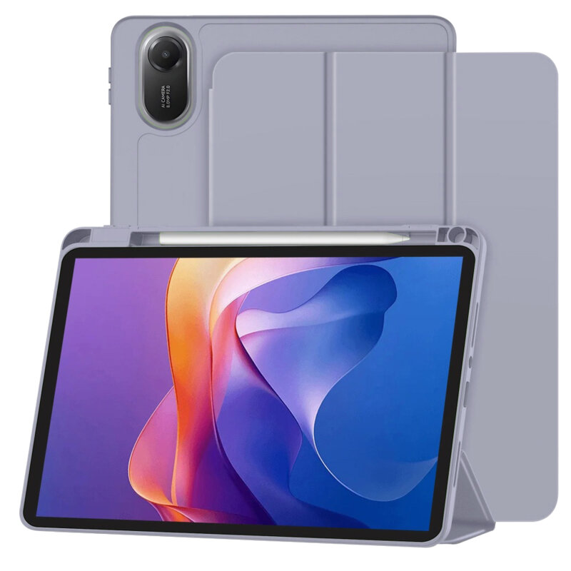 Husa Xiaomi Redmi Pad 2 Techsuit Flex Trifold Pen, mov