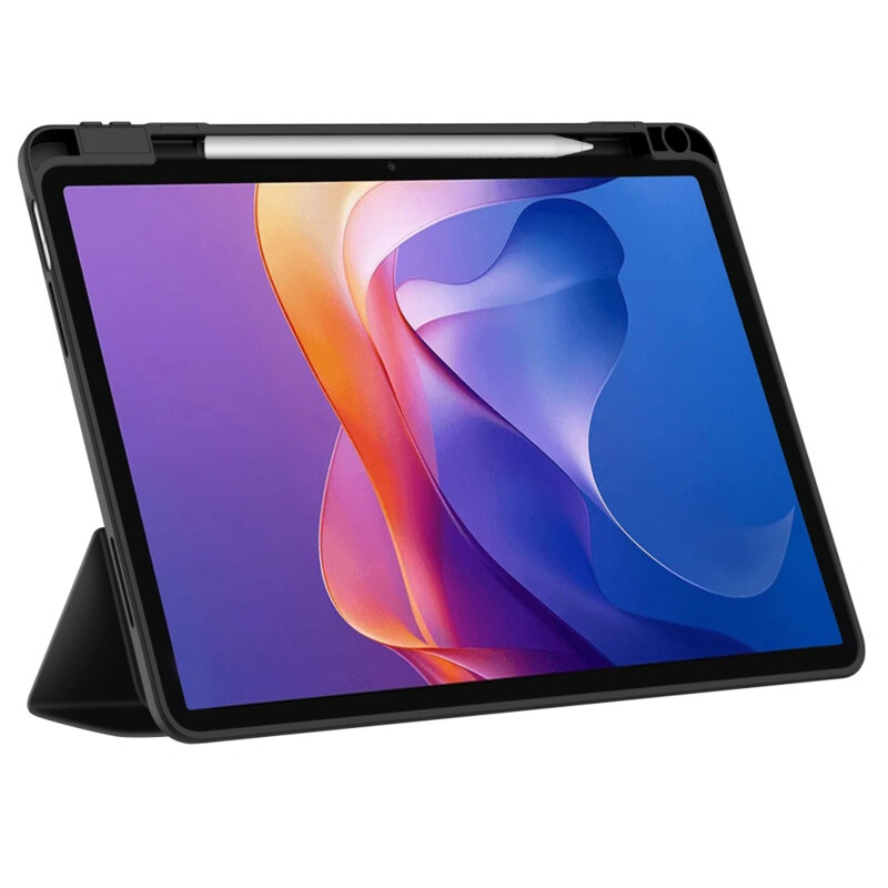 Husa Xiaomi Redmi Pad 2 Techsuit Flex Trifold Pen, bleu