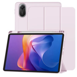 Husa Xiaomi Redmi Pad 2 Techsuit Flex Trifold Pen, roz