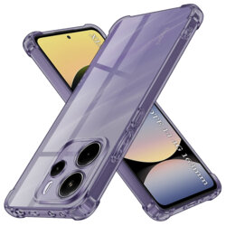Husa Xiaomi Redmi Note 14 4G (Regional) Techsuit Shockproof Clear Silicone, fumuriu