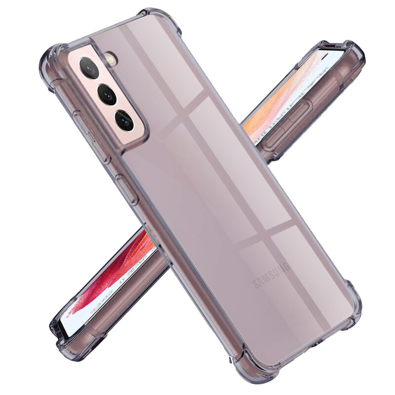 Husa Samsung Galaxy S21 5G Techsuit Shockproof Clear Silicone, fumuriu