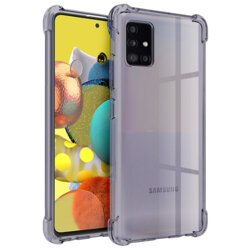 Husa Samsung Galaxy A51 4G Techsuit Shockproof Clear Silicone, fumuriu