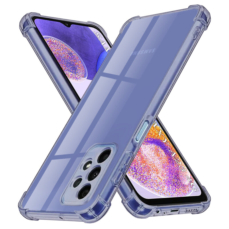 Husa Samsung Galaxy A23 5G Techsuit Shockproof Clear Silicone, fumuriu