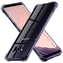 Husa Samsung Galaxy S8 Plus Techsuit Shockproof Clear Silicone, fumuriu