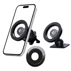 Suport auto telefon MagSafe, universal Spigen MFT13, negru