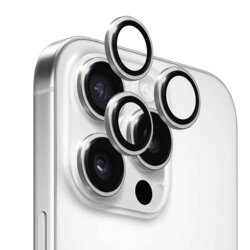 Folie iPhone 16 Pro ANANK AR Lens Guard, argintiu
