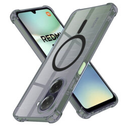 Husa Xiaomi Redmi A5 4G (Standard) Techsuit Shockproof Clear Silicone MagSafe, fumuriu
