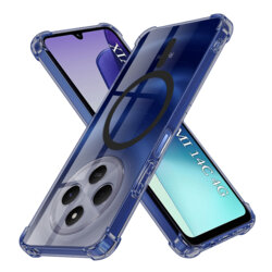 Husa Xiaomi Poco C75 Techsuit Shockproof Clear Silicone MagSafe, fumuriu