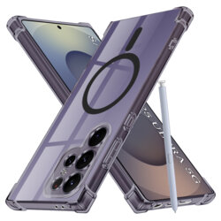 Husa Samsung Galaxy S25 Ultra Techsuit Shockproof Clear Silicone MagSafe, fumuriu