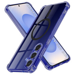 Husa Samsung Galaxy S25 Techsuit Shockproof Clear Silicone MagSafe, fumuriu