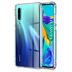 Husa Huawei P30 Techsuit Shockproof Clear Silicone, transparenta