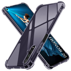 Husa Huawei Honor 20 Techsuit Shockproof Clear Silicone, fumuriu