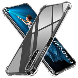 Husa Huawei Honor 20 Techsuit Shockproof Clear Silicone, transparenta