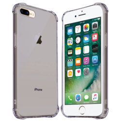 Husa iPhone 8 Plus Techsuit Shockproof Clear Silicone, fumuriu