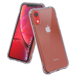 Husa iPhone XR Techsuit Shockproof Clear Silicone, fumuriu