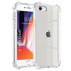 Husa iPhone 8 Techsuit Shockproof Clear Silicone, transparenta